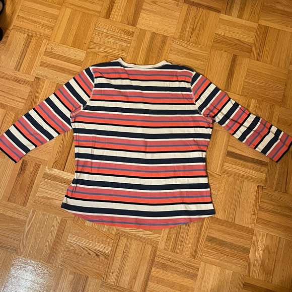 Chaps Multicoloured Striped Tee - Picture 4 of 5